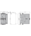 Contactor tetrapolar, Intensitate curent lucu (AC1) = 140A, AC/DC bobina, 24VAC/DC