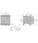 Contactor tetrapolar, Intensitate curent lucu (AC1) = 160A, AC/DC bobina, 110…125VAC/DC