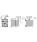 PARALLELING LINKS. CLAMP-SCREW TERMINALS, FOR BG SERIES MINI-CONTACTORS, FOR 4 POLES