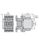 ADAPTER FOR Contact auxiliar SIDE MOUNTING, FOR BF SERIES CONTACTORS, FOR G418