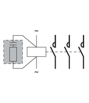 QUICK CONNECT SURGE SUPPRESSORS FOR BF00A, BF09-BF150A AC CONTACTORS, ≤48VAC (RESISTOR-CAPACITOR)