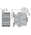 ONE-POLE ENLARGED TERMINALS, 1-6 MM2 FOR BF09-BF25 TYPES