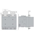 2 POLE BARS FOR PARALLEL ARRANGEMENT, FOR B500-B630