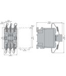 Contactor pentru baterii de compensarea factorului de putere, BFK TYPE (rezistor inclus), Tensiune maxima de lucru 400V = 75KVAR, 24VAC 50/60HZ