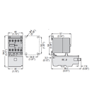 Releu termic protectie motor, eroare lipsa faza, fazare . tripolar,resetare manuala. Montaj direct pe BG06, BG09, BG12 MINI-CONTACTORS, 0.09…0.15A