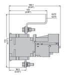 SET OF LINKS FOR DIRECT CONTACTOR MOUNTING, FOR RELAY RF…200 ON CONTACTOR B115-B145-B180