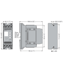 SOFT STARTER, ADXC… TYPE, cu releu by-pass integrat. trifazat 400VAC MOTOR CONTROL, AUXILIARY SUPPLY: STARTER 110…400VAC (L1-L2-L3 INPUTS); START COMMAND 110-400VAC (A1-A2 TERMINALS), 12A