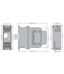 SOFT STARTER, ADXC… TYPE, cu releu by-pass integrat. trifazat 400VAC MOTOR CONTROL, AUXILIARY SUPPLY: STARTER 110…400VAC (L1-L2-L3 INPUTS); START COMMAND 110-400VAC (A1-A2 TERMINALS), 37A