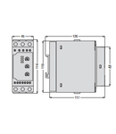 SOFT STARTER, ADXM...BP TYPE, cu releu by-pass integrat. trifazat 400VAC MOTOR CONTROL, 6A