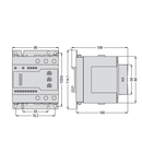 SOFT STARTER, ADXM...BP TYPE, cu releu by-pass integrat. trifazat 400VAC MOTOR CONTROL, 25A