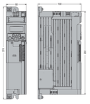 VARIABLE SPEED DRIVE, VLA1 TYPE, SINGLE-PHASE, SUPPLY 200...240VAC (50/60HZ). BUILT-IN EMC SUPPRESSOR, CAT. C2, 1.5KW