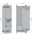 VARIABLE SPEED DRIVE, VLB3 TYPE, trifazat SUPPLY 400-480VAC 50/60HZ. EMC SUPPRESSOR BUILT-IN CAT. C2, 4KW