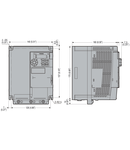 VARIABLE SPEED DRIVE, VFS15 TYPE, trifazat SUPPLY 380-500VAC 50/60HZ. EMC SUPPRESSOR BUILT-IN, 3KW