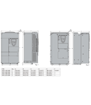 VARIABLE SPEED DRIVE, VFPS1 TYPE, trifazat SUPPLY. EMC SUPPRESSOR BUILT-IN, 18.5KW