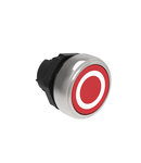 Push buton , diametru, WITH SYMBOL Ø22MM PLATINUM SERIES, FLUSH, 0 / RED