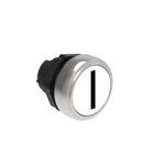 Push buton , diametru, WITH SYMBOL Ø22MM PLATINUM SERIES, FLUSH, I / WHITE