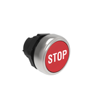 Push buton , diametru, WITH SYMBOL Ø22MM PLATINUM SERIES, FLUSH, STOP / RED