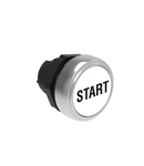 Push buton , diametru, WITH SYMBOL Ø22MM PLATINUM SERIES, FLUSH, START / WHITE