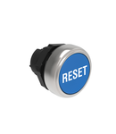 Push buton , diametru, WITH SYMBOL Ø22MM PLATINUM SERIES, FLUSH, RESET / BLUE