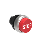 Push buton , diametru, WITH SYMBOL Ø22MM PLATINUM SERIES, EXTENDED, STOP / RED