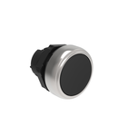 PUSH-PUSH BUTTON ACTUATOR Ø22MM PLATINUM SERIES, FLUSH. PUSH ON-PUSH OFF, BLACK