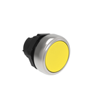 PUSH-PUSH BUTTON ACTUATOR Ø22MM PLATINUM SERIES, FLUSH. PUSH ON-PUSH OFF, YELLOW