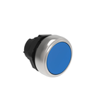 PUSH-PUSH BUTTON ACTUATOR Ø22MM PLATINUM SERIES, FLUSH. PUSH ON-PUSH OFF, BLUE