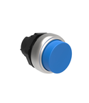 PUSH-PUSH BUTTON ACTUATOR Ø22MM PLATINUM SERIES, EXTENDED. PUSH ON-PUSH OFF, BLUE