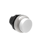 PUSH-PUSH BUTTON ACTUATOR Ø22MM PLATINUM SERIES, EXTENDED. PUSH ON-PUSH OFF, WHITE