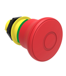 Buton ciuperca Ø22MM PLATINUM SERIES, LATCH, PULL TO RELEASE, Ø40MM. FOR EMERGENCY STOPPING. ISO 13850. RED