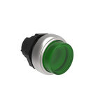 Push buton luminos Ø22MM PLATINUM SERIES, EXTENDED. PUSH ON-PUSH OFF, GREEN