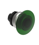 Buton ciuperca luminos Ø22MM PLATINUM SERIES, diametru, Ø40MM. GREEN