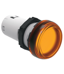 Lampa semnalizare cu LED, STEADY LIGHT Ø22MM PLATINUM SERIES, ORANGE, 12VAC/DC