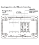 Led semnalizare, STEADY LIGHT, BASE MOUNT ON LPZ Doza semnalizareS Ø22MM PLATINUM SERIES, 12…30VAC/DC. GREEN