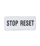 Eticheta cu text pentru LPX AU100 LEGEND HOLDER, STOP RESET