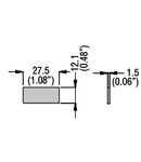 Eticheta cu text pentru LPX AU100 LEGEND HOLDER, INTERNATIONAL LABELS FOR PUSH-BUTTONS, II