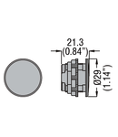 THREADED PLUG FOR UNUSED DRILLED HOLES (GREY)