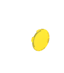 FLUSH LENS FOR ILLUMINATED SPRING-RETURN ACTUATORS, YELLOW