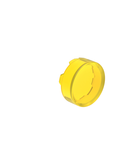 EXTENDED LENS FOR ILLUMINATED SPRING-RETURN ACTUATORS, YELLOW