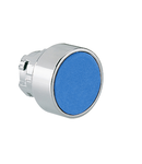 PUSH-PUSH BUTTON ACTUATOR, Ø22MM 8LM METAL SERIES, FLUSH, BLUE