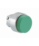 PUSH-PUSH BUTTON ACTUATOR, Ø22MM 8LM METAL SERIES, EXTENDED, GREEN