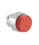 PUSH-PUSH BUTTON ACTUATOR, Ø22MM 8LM METAL SERIES, EXTENDED, RED