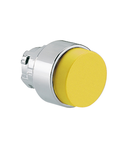 PUSH-PUSH BUTTON ACTUATOR, Ø22MM 8LM METAL SERIES, EXTENDED, YELLOW