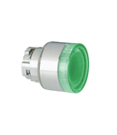 Buton luminos, diametru, Ø22MM 8LM METAL SERIES, FLUSH, WITH SIDE VISIBILITY, GREEN