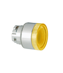 Buton luminos, diametru, Ø22MM 8LM METAL SERIES, FLUSH, WITH SIDE VISIBILITY, YELLOW