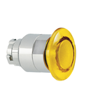 Buton ciuperca luminos, Ø22MM 8LM METAL SERIES, LATCH, PULL TO RELEASE, Ø40MM. YELLOW