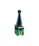 JOYSTICK, Ø22MM 8LM METAL SERIES, WITHOUT Interblocaj mecanic. COMPLETE WITH AUXILIRY CONTACT, INSTABLE, 2 NO Contact auxiliarS