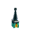 JOYSTICK, Ø22MM 8LM METAL SERIES, WITHOUT Interblocaj mecanic. COMPLETE WITH AUXILIRY CONTACT, STABLE, 4 NO Contact auxiliarS