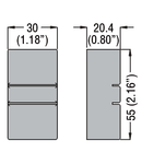 IP66 BOOT FOR DOUBLE AND TRIPLE PUSH BUTTONS (TRANSPARENT)