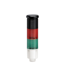 STEADY LIGHT MODULE. Ø45MM. BUILT-IN LED CIRCUIT. GREEN, RosuWITH CONTINUOUS OR PULSED SOUND, 24VDC